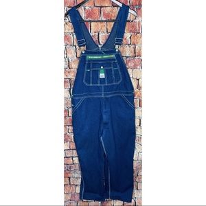 Vintage 90s Liberty Men’s Denim Bib Blue Jean Overalls 40x32 Workwear Farmer